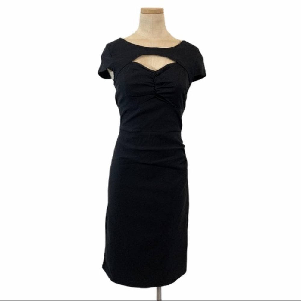 ModCloth Cap Sleeve Cutout Sheath Dress
